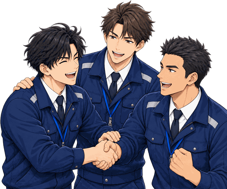 チームで支えあう職場の様子